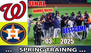 Houston Astros vs Washington Nationals Full Game Highlights  | MLB Training Spring 2025