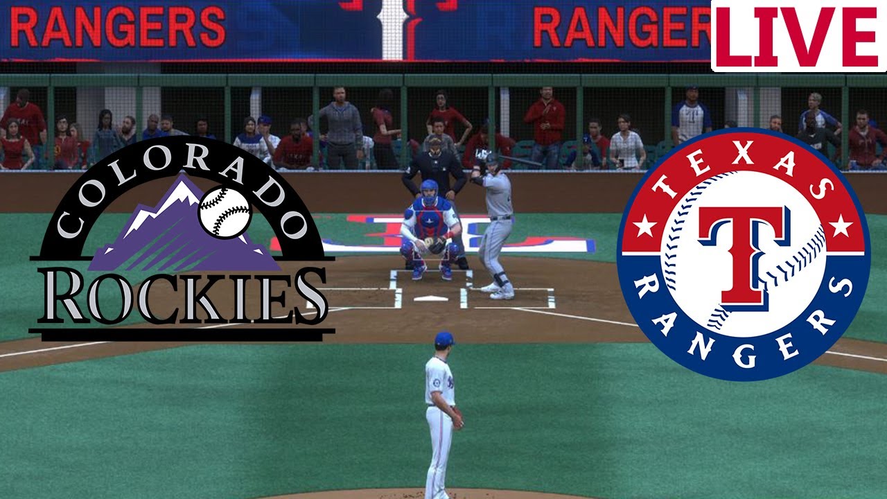 🔴LIVE 🔴Colorado Rockies VS Texas Rangers /Baseball spring Training / Mlb vivo/MLB THE SHOW 2024