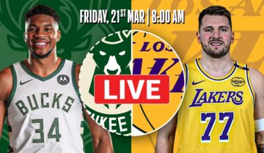 Milwaukee Bucks at Los Angeles Lakers [OFFICIAL LIVE STREAM]