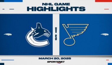NHL Highlights | Canucks vs. Blues - March 20, 2025