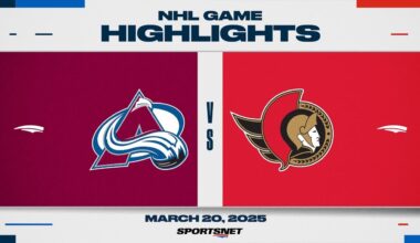 NHL Highlights | Avalanche vs. Senators - March 20, 2025