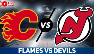Calgary Flames vs New Jersey Devils LIVE GAME REACTION & PLAY-BY-PLAY