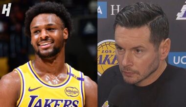 JJ Redick Talks Bronny James’ GROWTH After 17-PT Game vs Bucks, FULL Interview