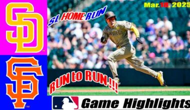 San Diego Padres Vs. San Francisco Giants Game Highlights | MLB Training Spring 2025