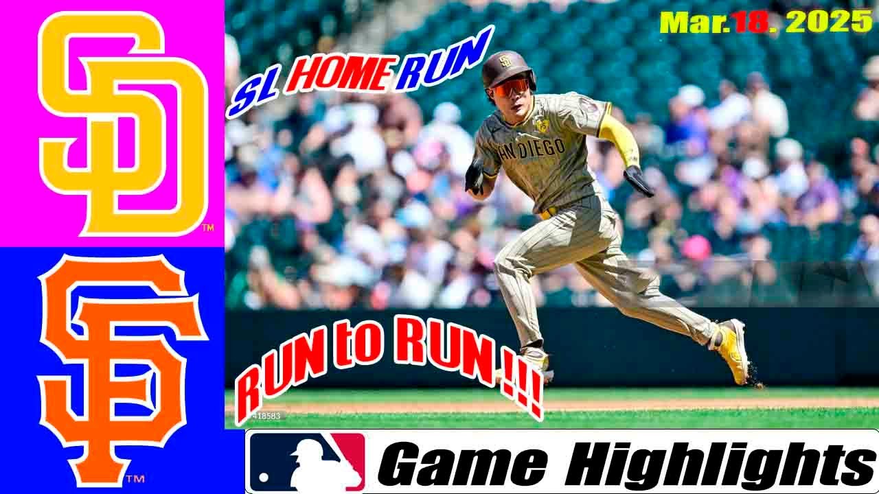 San Diego Padres Vs. San Francisco Giants Game Highlights | MLB Training Spring 2025