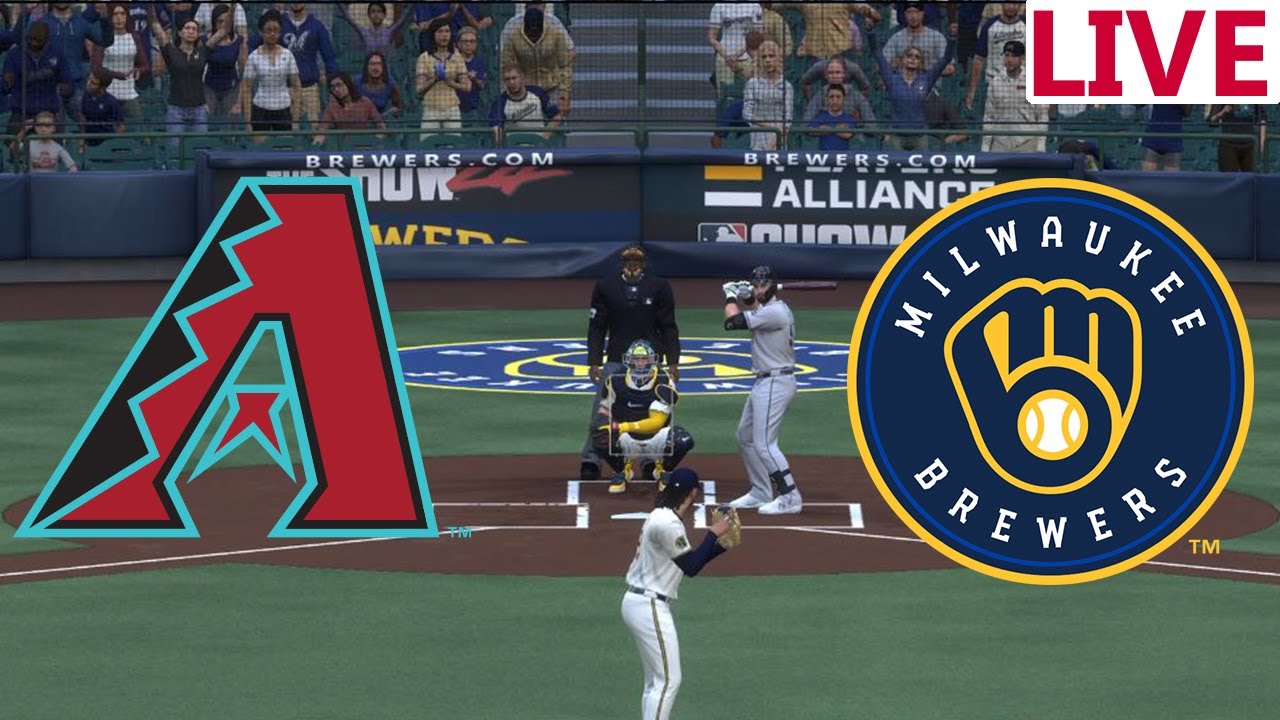 🔴LIVE🔴Arizona Diamondbacks vs Milwaukee Brewers/ Baseball Spring Training/ /MLB THE SHOW