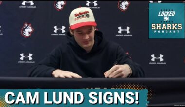 BREAKING: CAM LUND SIGNS ELC WITH SAN JOSE SHARKS!