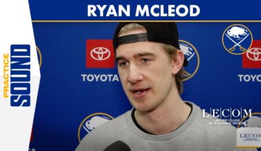 "Really Enjoying It Right Now" | Ryan McLeod On Growing His Game, Career Year With Buffalo Sabres