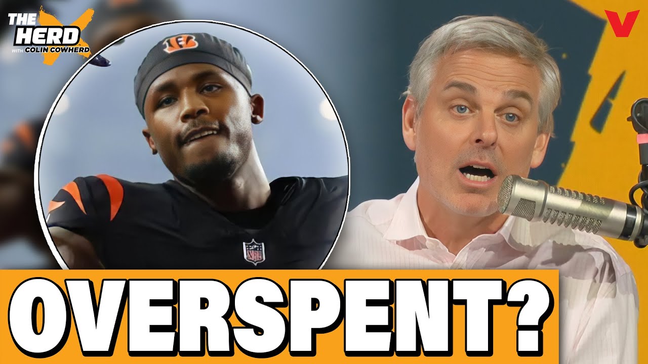 Colin Cowherd debates whether Bengals OVERSPENT on Tee Higgins & Ja’Marr Chase | THE HERD