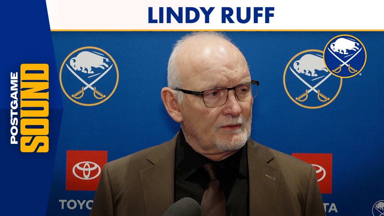 "We Played Quick" | Buffalo Sabres Coach Lindy Ruff After OT Win Over Boston Bruins