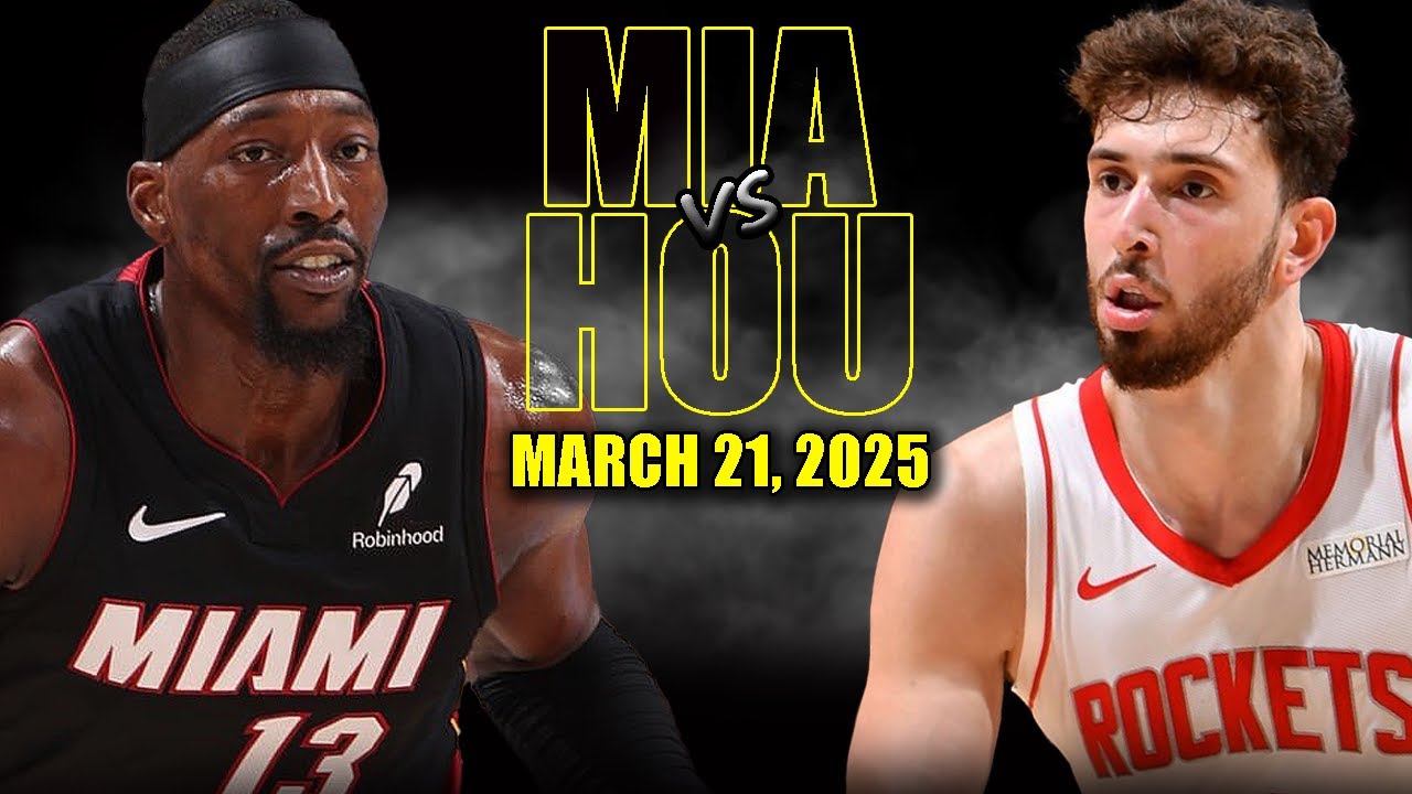 Miami Heat vs Houston Rockets Full Game Highlights - March 21, 2025 | NBA Regular Season