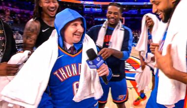 Nick Gallo’s LEGENDARY Postgame Interview with the OKC Squad 🤣