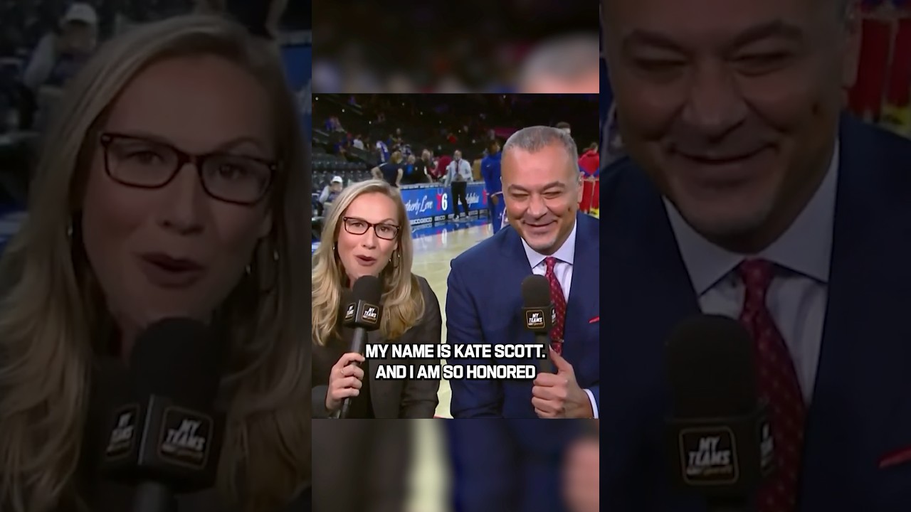 How Kate Scott worked her way to becoming the 76ers play-by-play announcer #womenshistorymonth