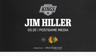 Head Coach Jim Hiller | 03.20.25 LA Kings Beat the Chicago Blackhawks | Postgame Media