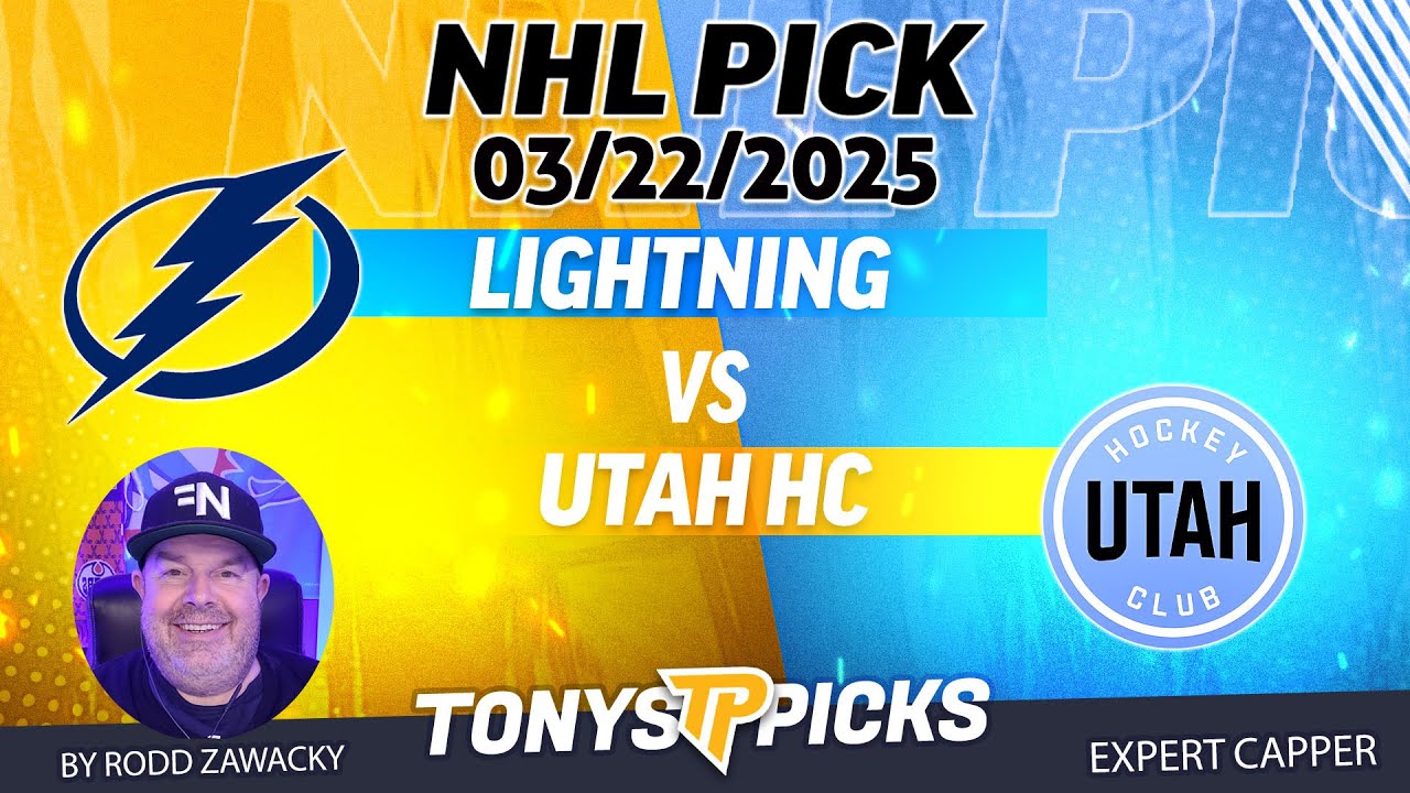 Tampa Bay Lightning vs Utah Hockey Club 3/22/25 NHL Pick Prediction