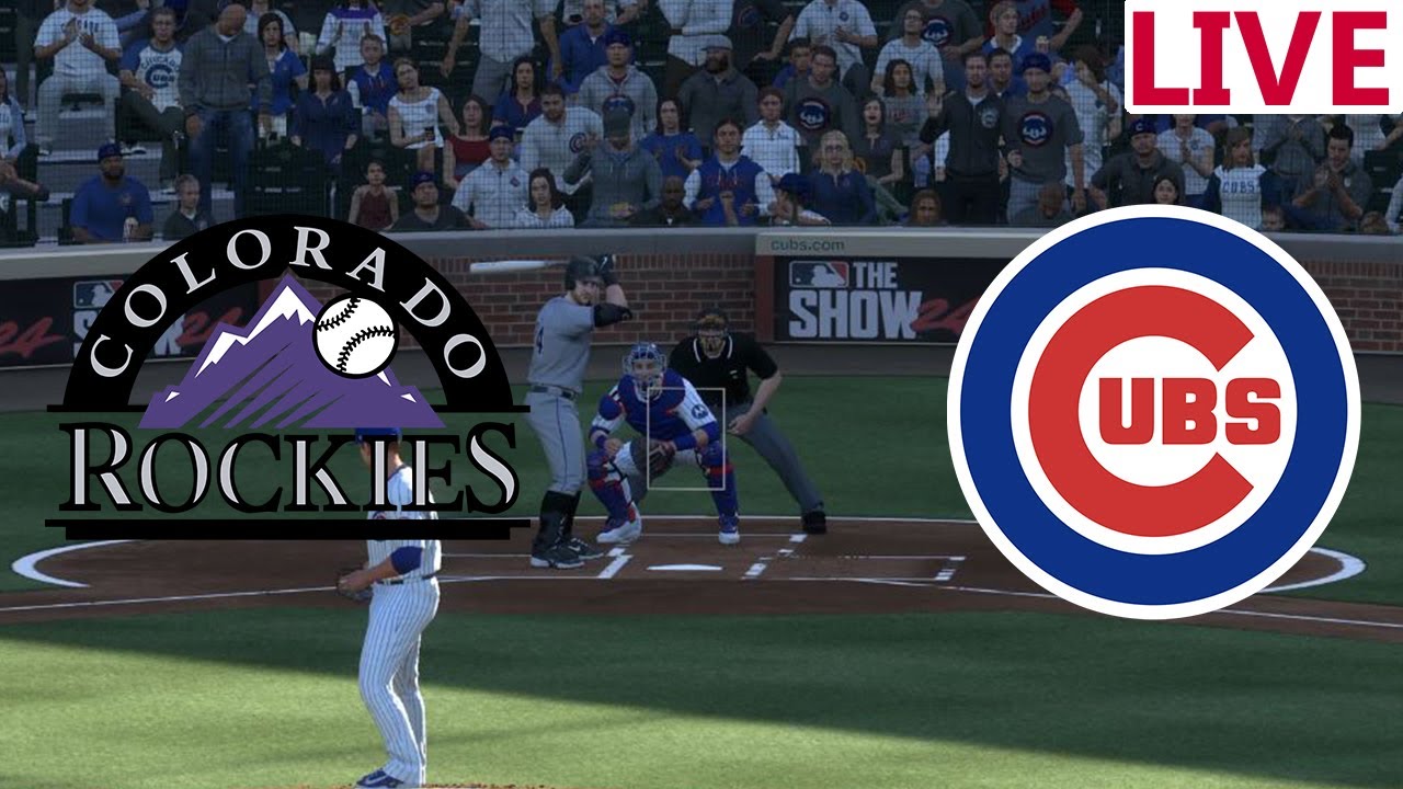 🔴LIVE MLB🔴Colorado Rockies VS Chicago Cubs  /MLB Spring training / /MLB THE SHOW
