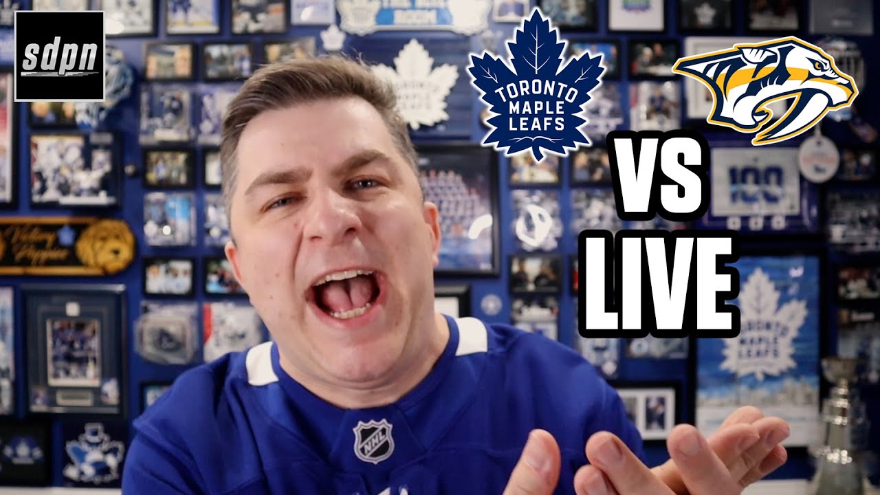 Toronto Maple Leafs vs Nashville Predators LIVE w/ Steve Dangle