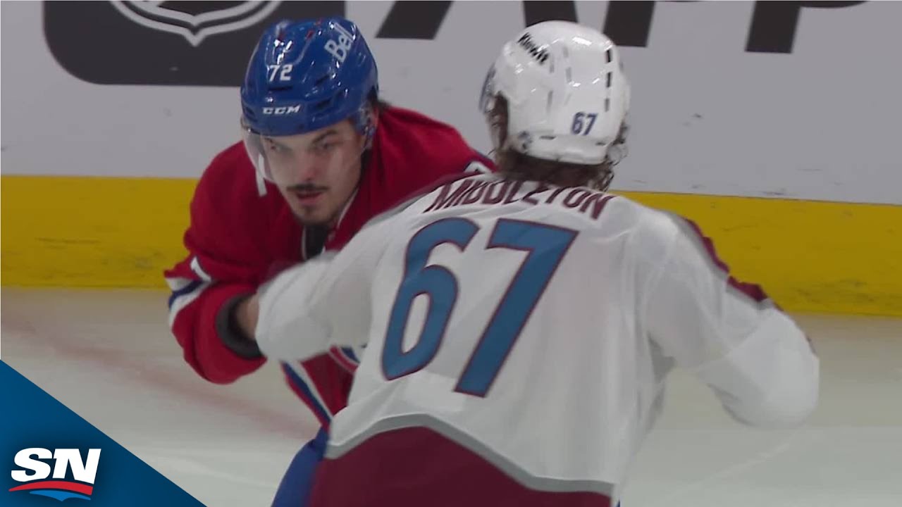 Canadiens' Arber Xhekaj And Avalanche's Keaton Middleton Square Off For Big Tilt