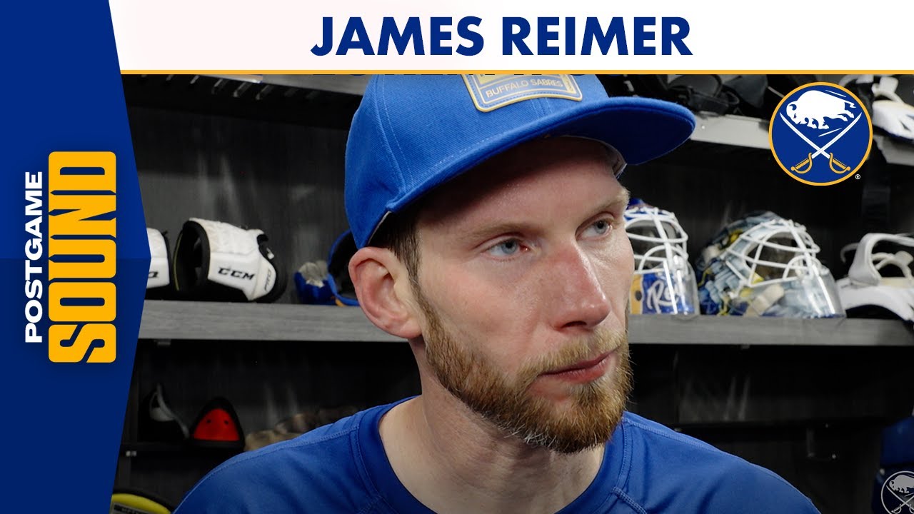 Buffalo Sabres Goalie James Reimer After Loss To Utah Hockey Club