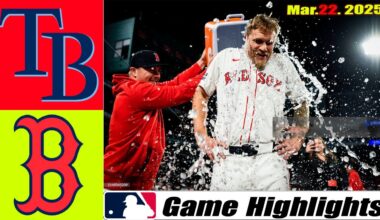 Tampa Bay Rays  Vs Boston Red Sox Game Highlights | MLB Training Spring 2025