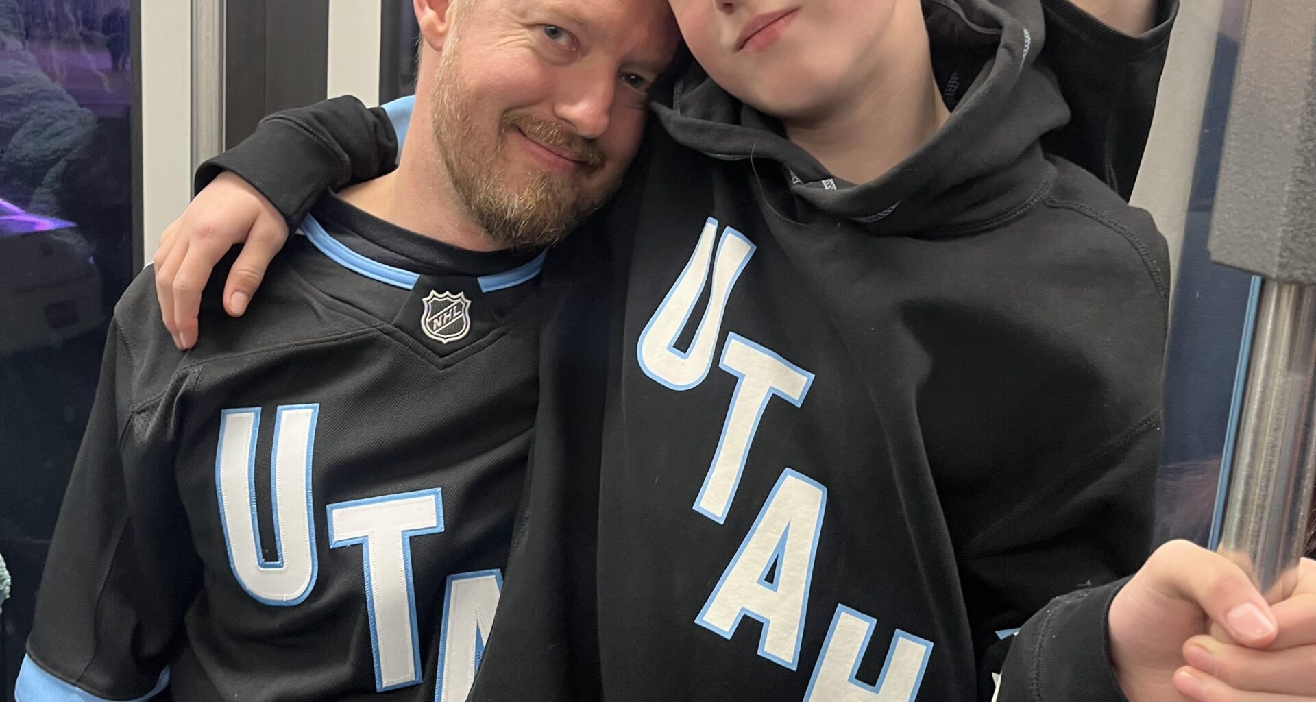 It’s been fun to discover my son really likes hockey.