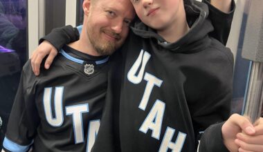 It’s been fun to discover my son really likes hockey.