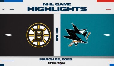 NHL Highlights | Bruins vs. Sharks - March 22, 2025