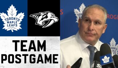 Maple Leafs Media Availability | Postgame at Nashville Predators | March 22, 2025
