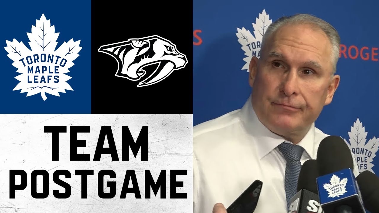 Maple Leafs Media Availability | Postgame at Nashville Predators | March 22, 2025