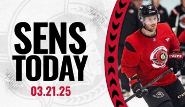 Sens Today: Sens Reset After Avs to Prepare for Devils