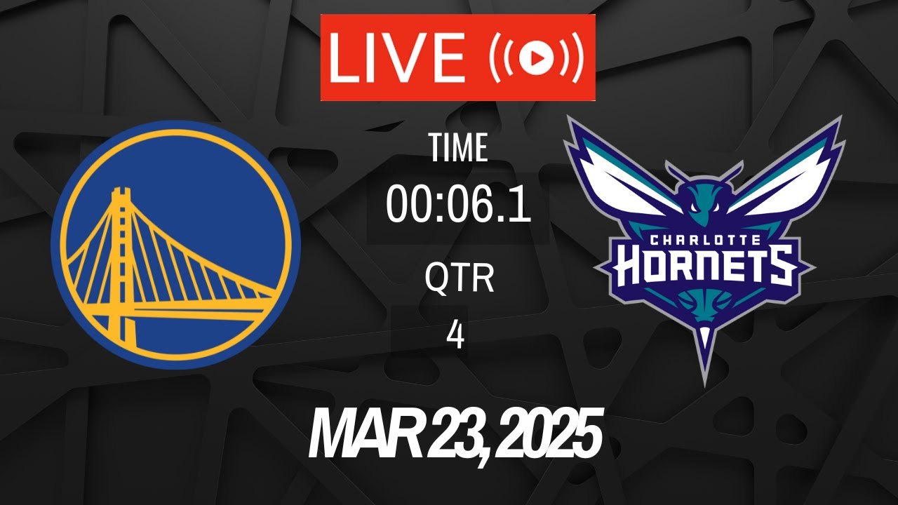 NBA LIVE! Golden State Warriors vs Charlotte Hornets I March 23, 2025 2K Live Warriors vs Hornets