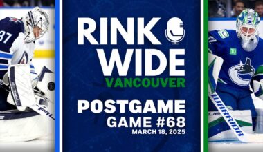 RINK WIDE POST-GAME: Vancouver Canucks vs Winnipeg Jets | Game 68 - Mar. 18, 2025