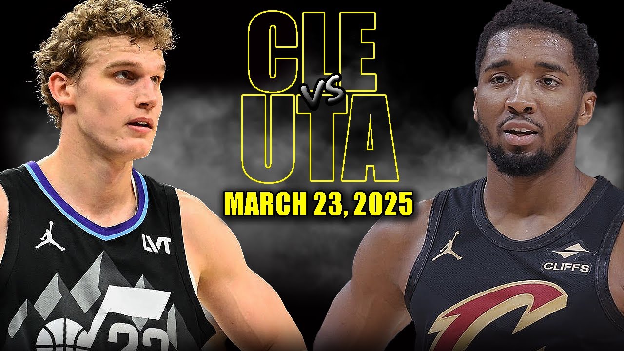 Cleveland Cavaliers vs Utah Jazz Full Game Highlights - March 23, 2025 | NBA Regular Season