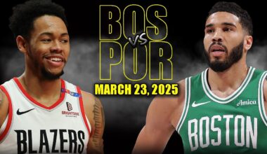 Boston Celtics vs Portland Trail Blazers Full Game Highlights - March 23, 2025 | NBA Regular Season