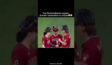 The Diamondbacks pepper Grinder celebration is unique🤣😂 #mlb #baseball #celebration #arizona #sub