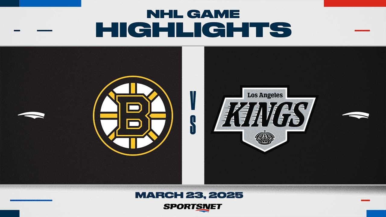 NHL Highlights | Bruins vs. Kings - March 23, 2025