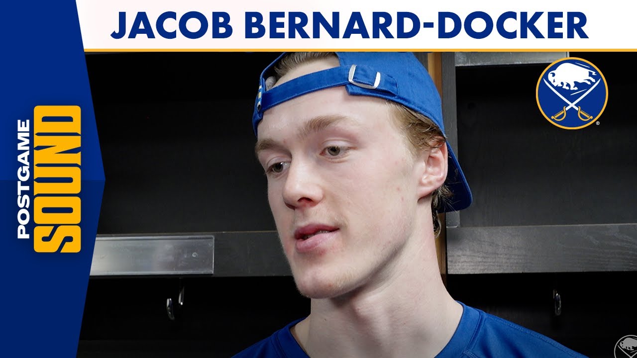 Jacob Bernard-Docker Media After Making Debut With Buffalo Sabres Against Minnesota Wild