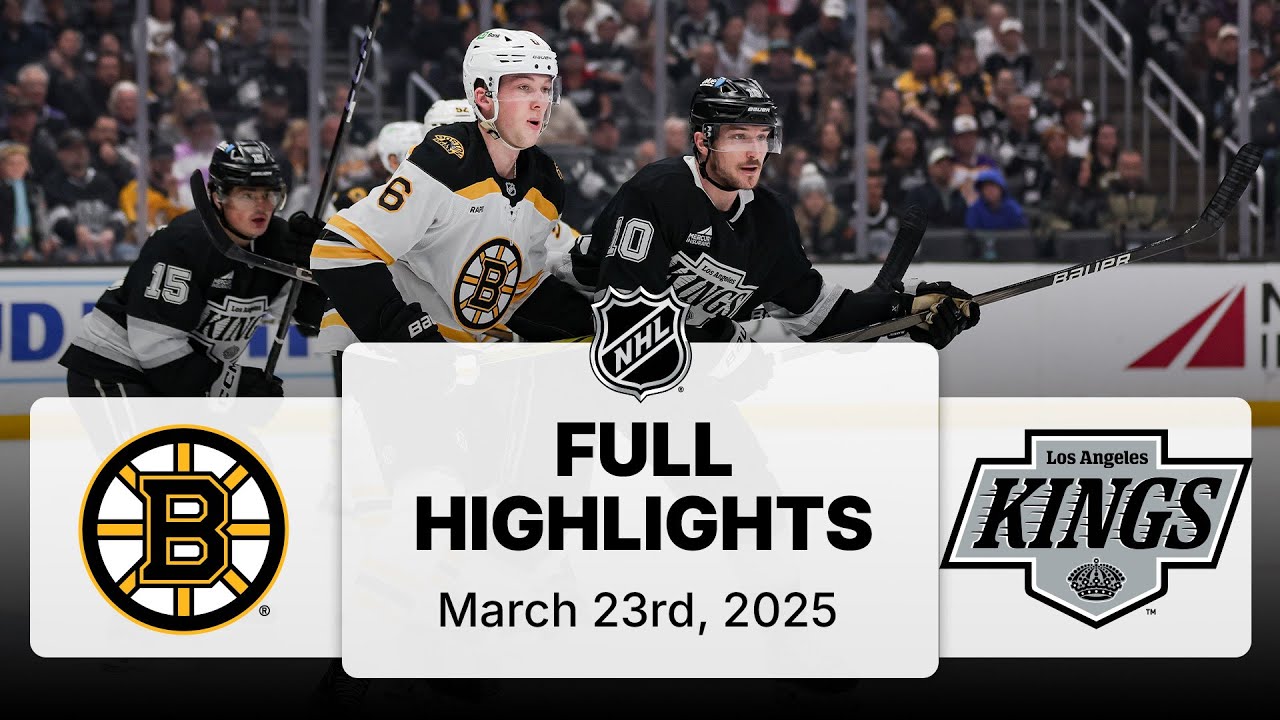 NHL Highlights | Bruins vs. Kings | March 23, 2025