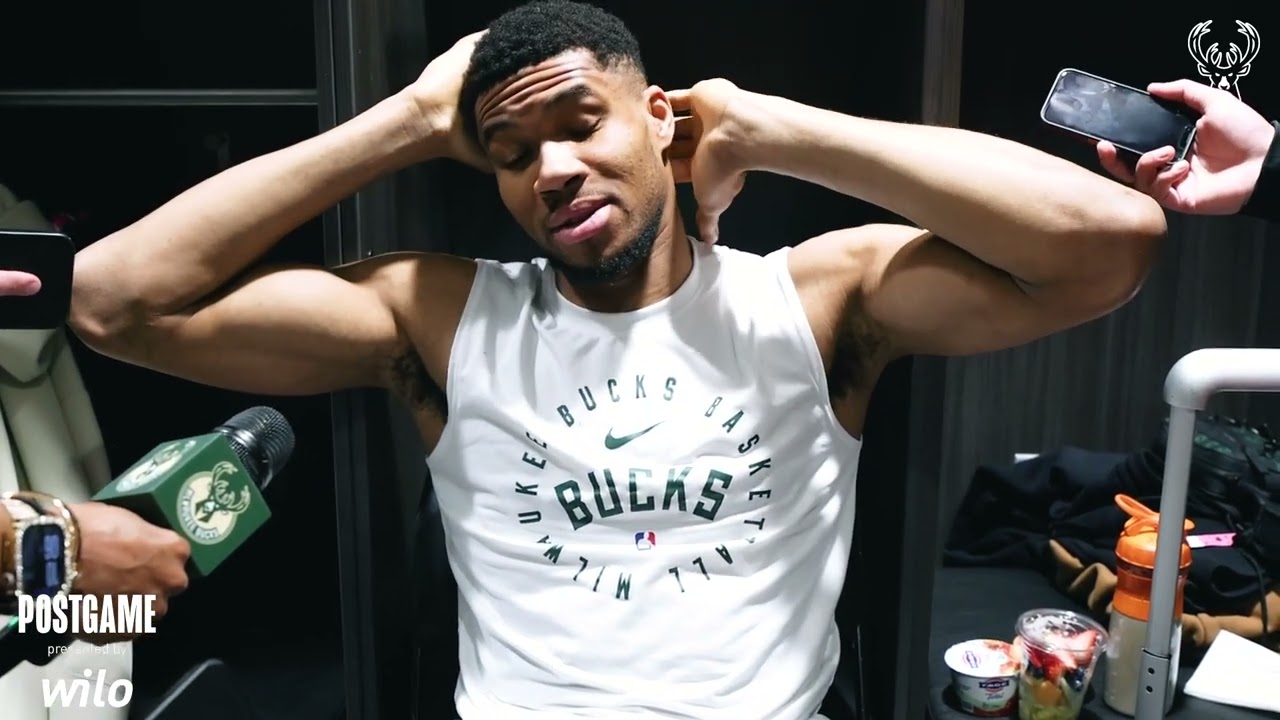 Giannis Antetokounmpo Postgame Media Availability | 03.23.25