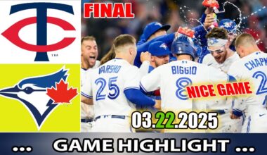Toronto Blue Jays vs Minnesota Twins Full Game Highlights  | MLB HIGHLIGHT TODAY