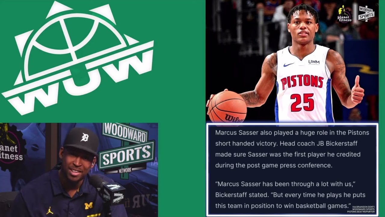 Detroit Pistons hit 40 WINS! JB Bickerstaff speaks on Ron Holland