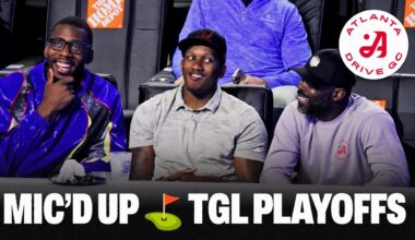Michael Penix Jr., Michael Vick, Kyle Pitts, and Jessie Bates III mic'd up for TGL Playoffs | NFL