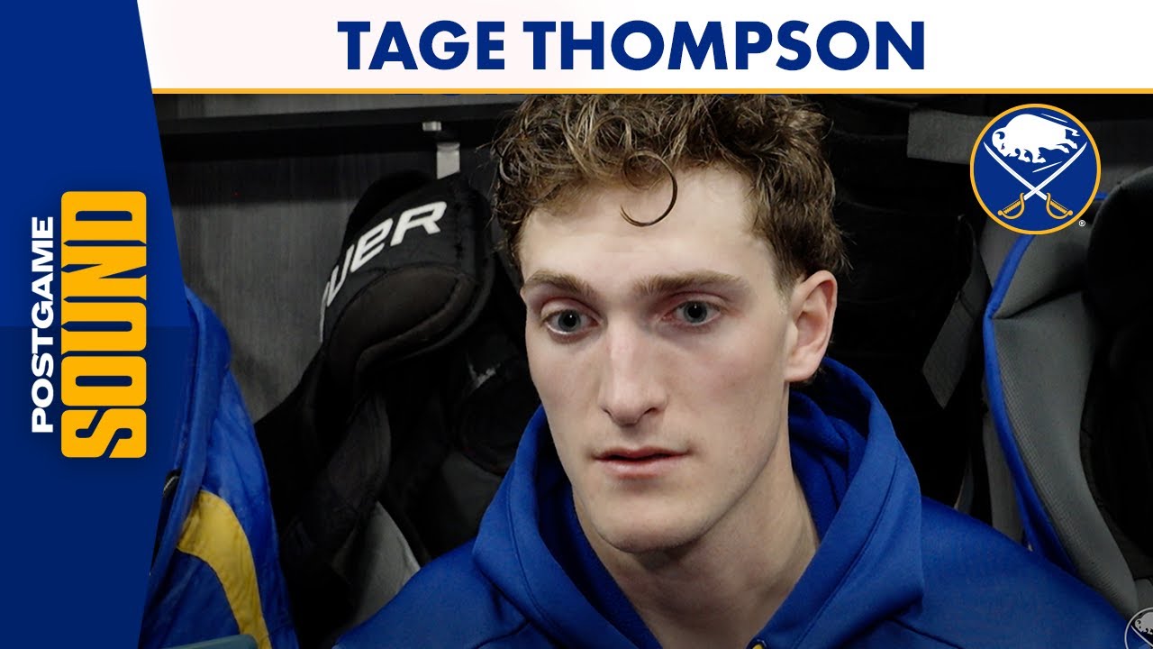 "Bad Play By Me, Even Worse Result" | Tage Thompson After Buffalo Sabres Loss To Utah Hockey Club