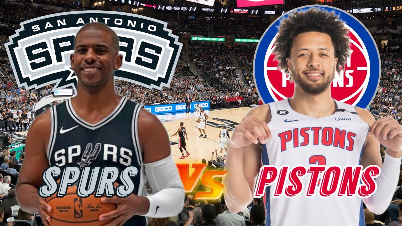 San Antonio Spurs vs Detroit Pistons Live Play by Play & Scoreboard