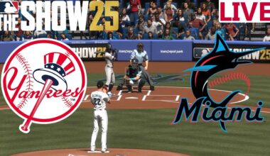 🔴LIVE 🔴New York Yankees VS Miami Marlins/Spring Training 2025/ Mlb Evivo/MLB THE SHOW 25