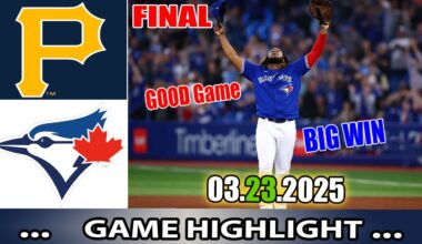 Toronto Blue Jays vs Pittsburgh Pirates Full Game Highlights  | MLB HIGHLIGHT TODAY
