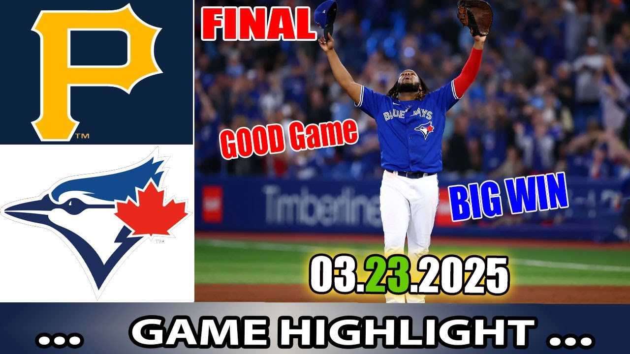 Toronto Blue Jays vs Pittsburgh Pirates Full Game Highlights  | MLB HIGHLIGHT TODAY