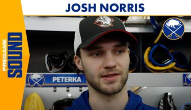 "Just Being Smart About It" | Josh Norris Re-Aggravated Injury Status Update | Buffalo Sabres