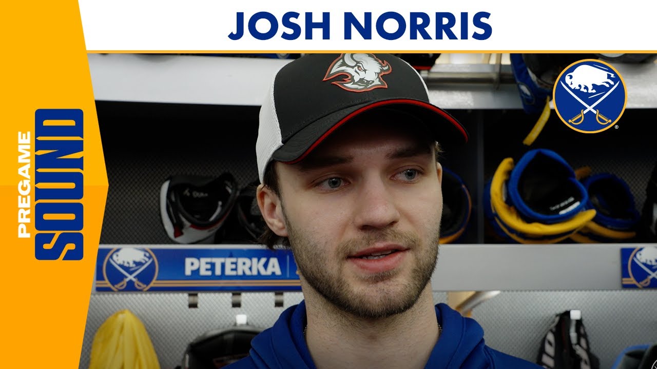 "Just Being Smart About It" | Josh Norris Re-Aggravated Injury Status Update | Buffalo Sabres