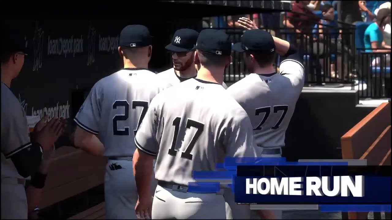 YANKEES vs MARLINS - 2025 MLB (NEW YORK YANKEES AT MIAMI MARLINS) MLB THE SHOW 24/25